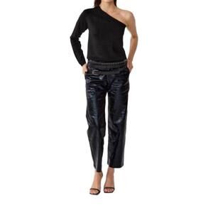 NEW LANTHROPY astro metallic jeans in black